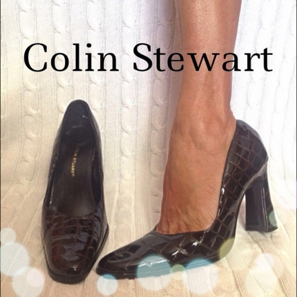 Colin Steward Crocodile leather classic pumps,s 8. CLEARANCE PRICE!